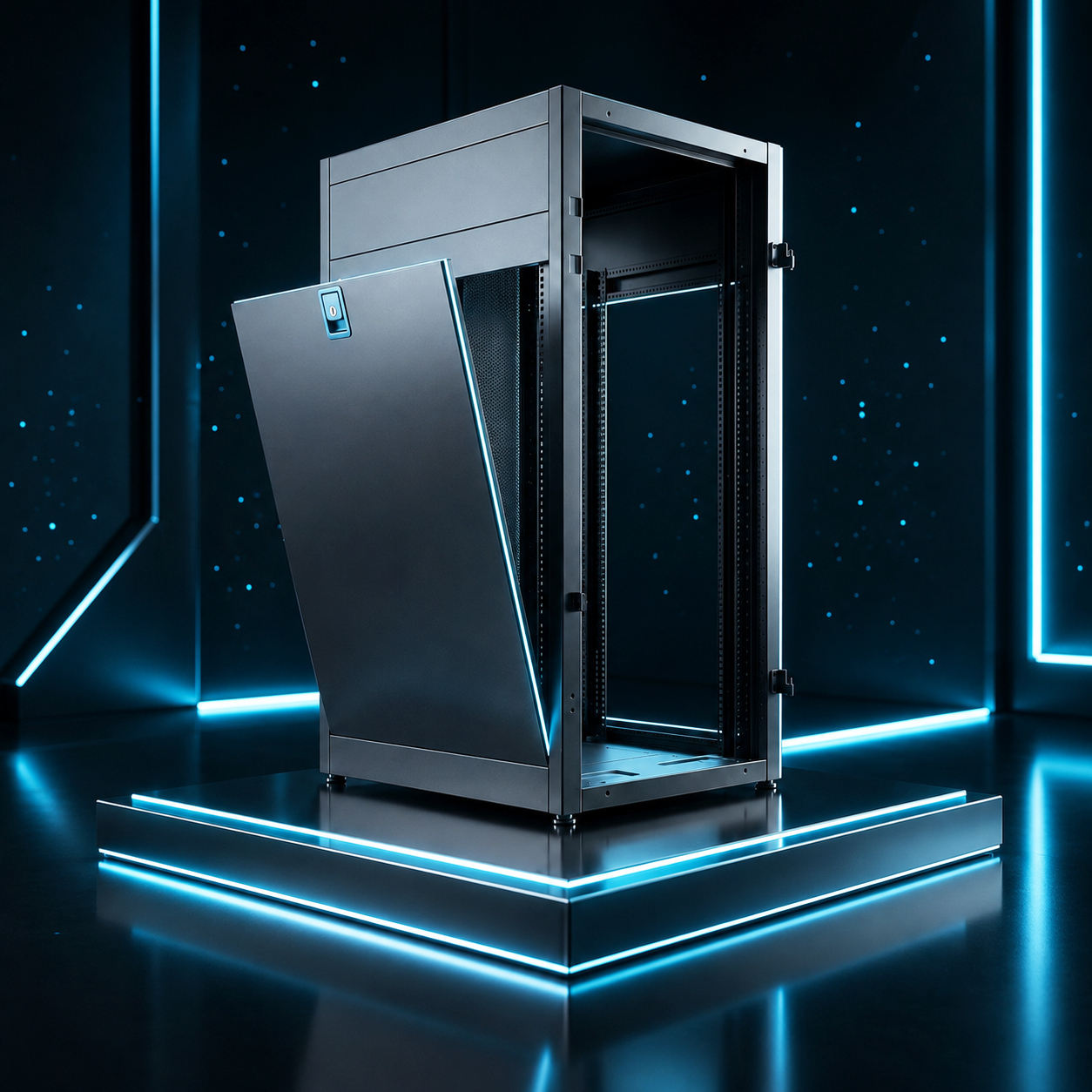 RACK / GABINETE PUERTAS / COSTADO